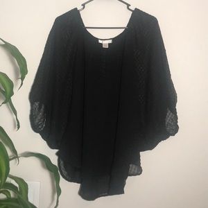 Women’s KENAR top / blouse in black - Size Large